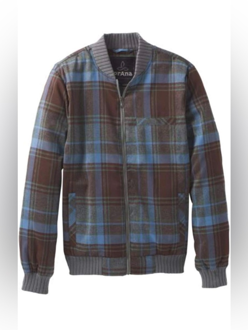 PrAna Showdown Plaid Bomber Jacket Women’s Misses Medium